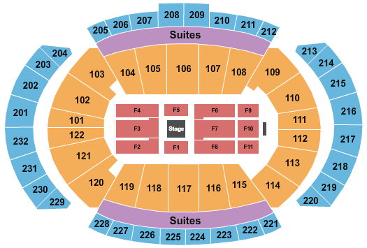 T-Mobile Center Shane Gillis Seating Chart